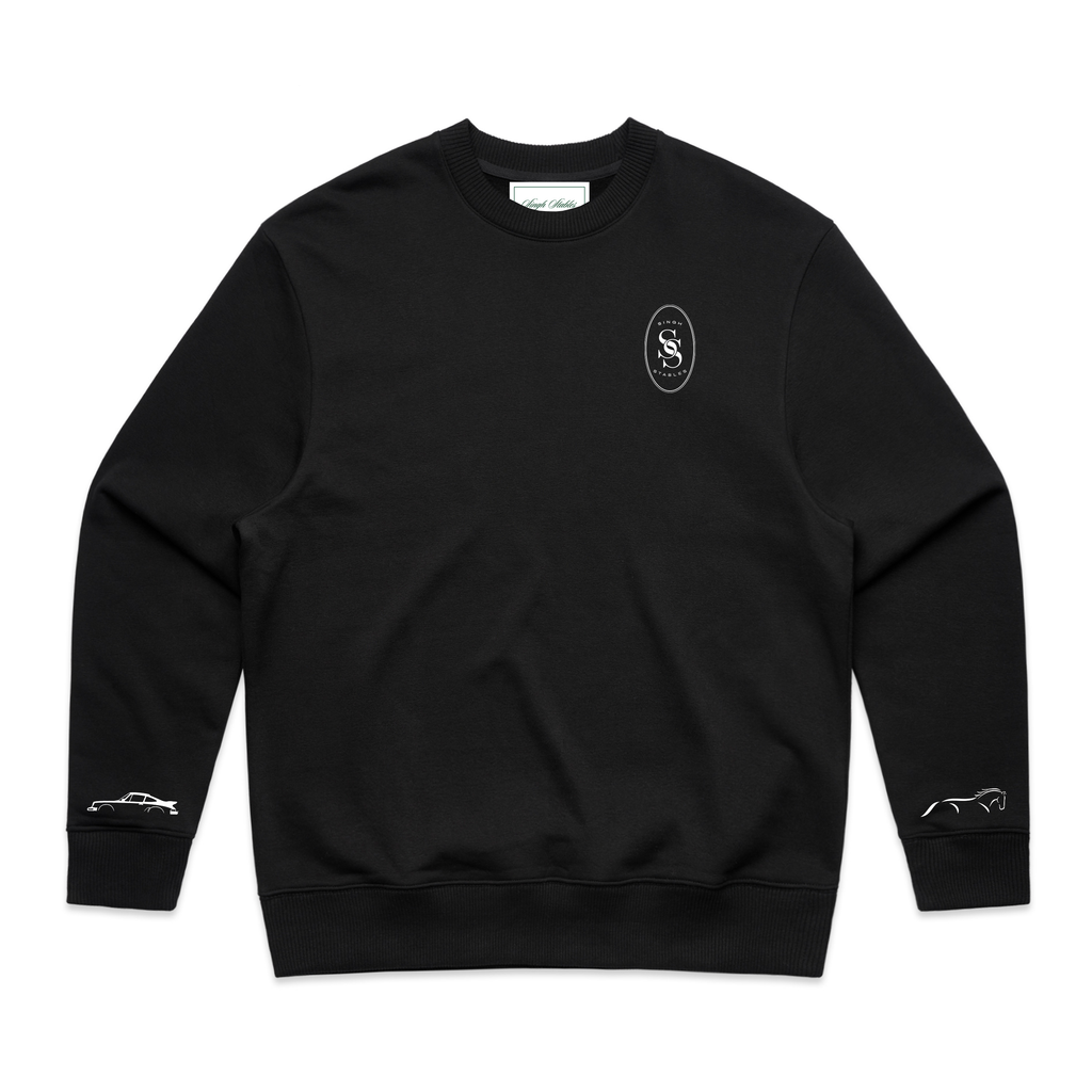 VAULTROOM OVAL LOGO CREWNECK / GRY